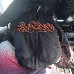 Sf Neck Jacket No Hoodie Size M 