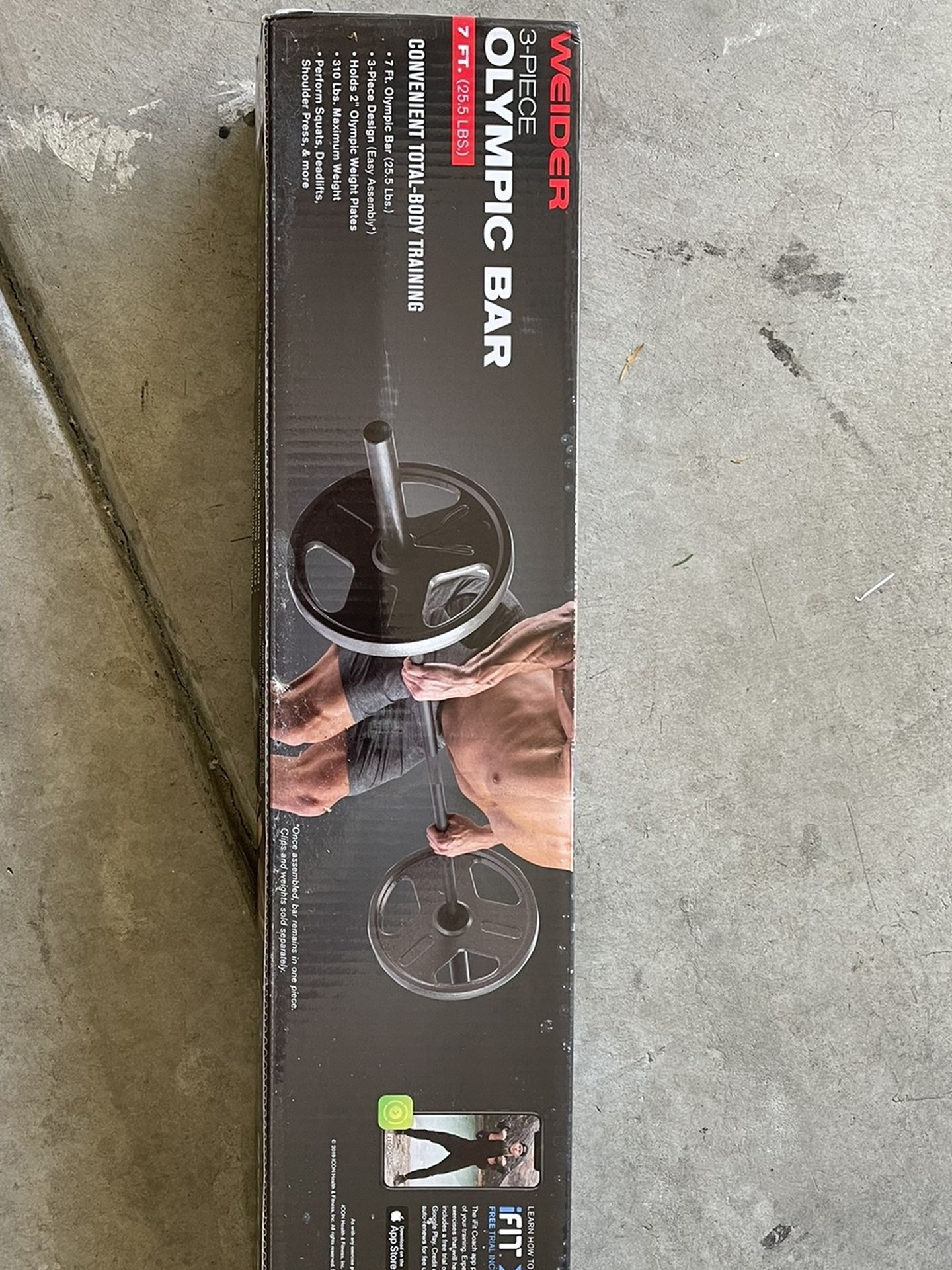 Weider 25 Pound Olympic Bar