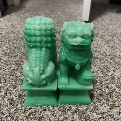 Jade Fudog Statue