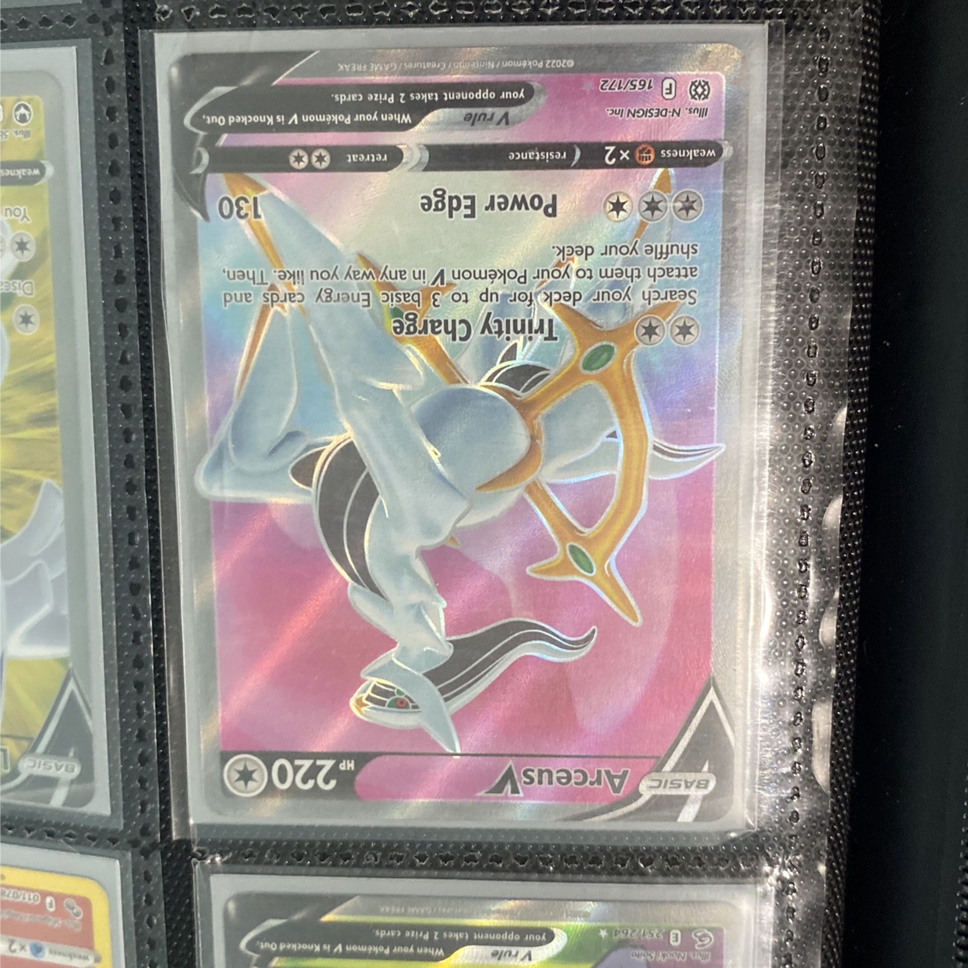 Lugia V And Arceus V Rare