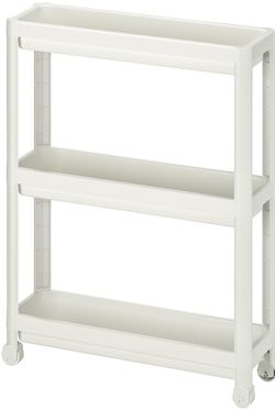 Storage Cart ~21.25 X 7 X 28 Inches