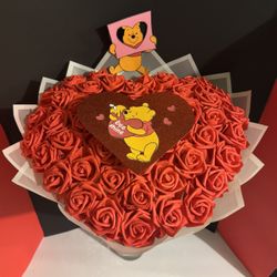 Winnie The Pooh Valentine Bouquet 
