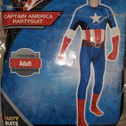  XL Captain America Custome
