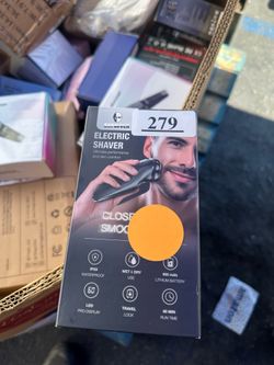 [279].  Electric Razor for Men Cordless: Wet/Dry Rotary Shaver Waterproof - USB Fast Charging & Sensitive Skin Care - Pop up Trimmer & Precision Blade