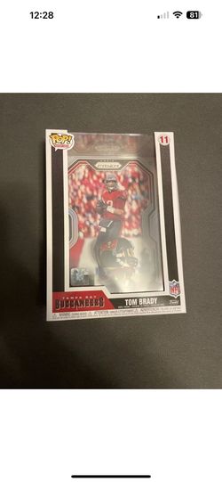 NFL Tampa Bay Buccaneers Tom Brady Funko  Pop Trading Card Figure With Hard CASE