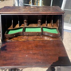 Antique Desk Furniture With Drawers 
