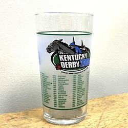 Kentucky Derby Glass 2000. Mint Julep Glass. Triple Crown. Horse Races 