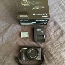 Canon Powershot G7X Mark III