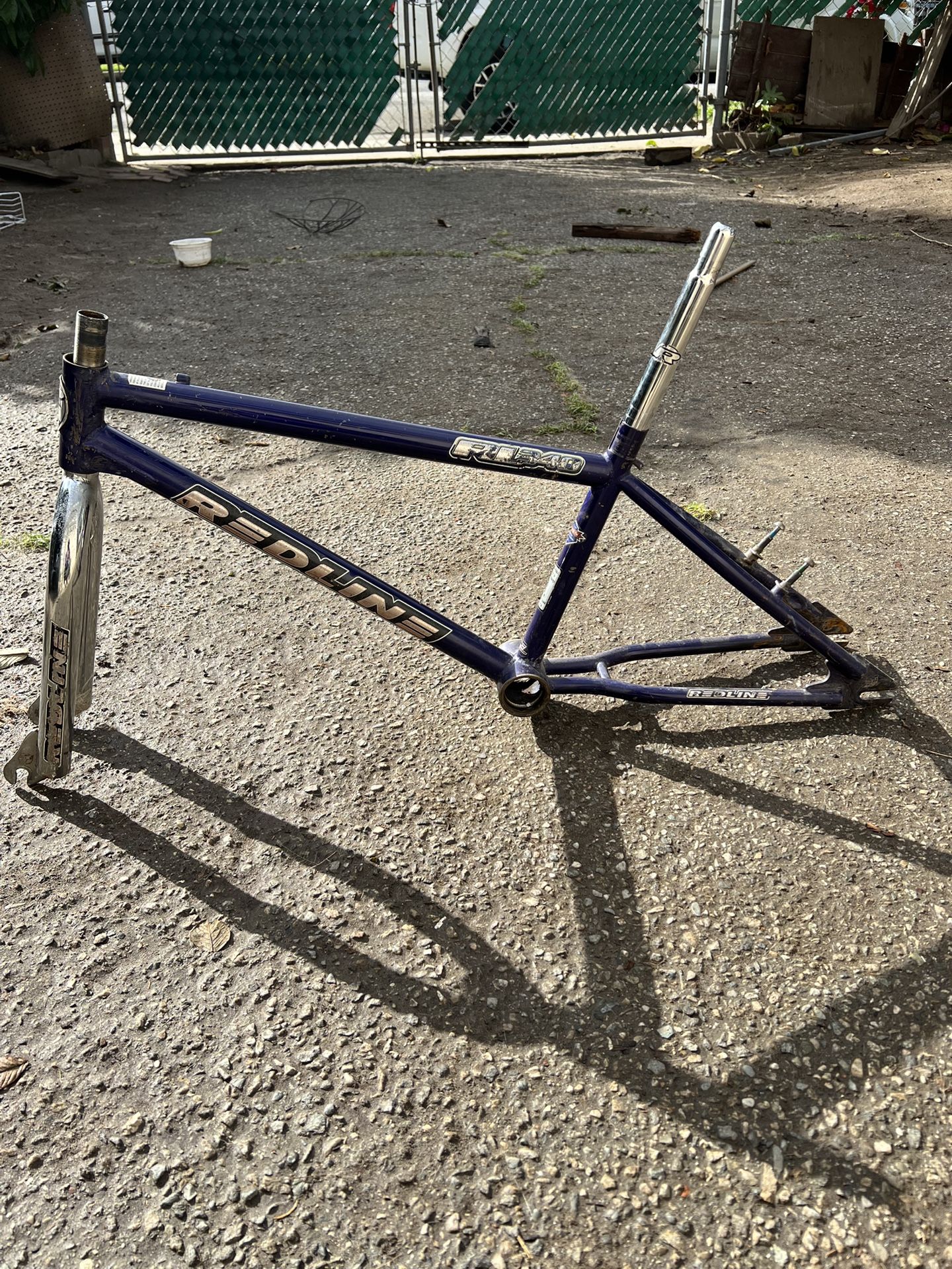 Vintage 1996 Redline RL340 Bmx With Seat Post And Clamp