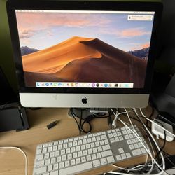 iMac 21” 12GB RAM 1512 storage with Apple keyboard and mouse, 
