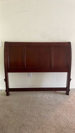 Queen headboard real wood