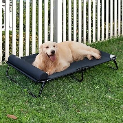 
ABE Outdoor Elevated Dog Bed - Foldable, Cooling, and Comfortable