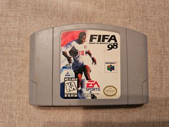 Nintendo 64 Fifa 98 Road to the world cup game cartridge