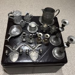 18 Pewter Items