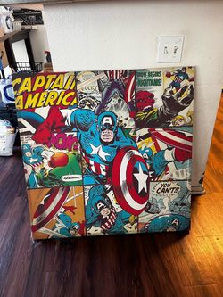 Captain America wall canvas