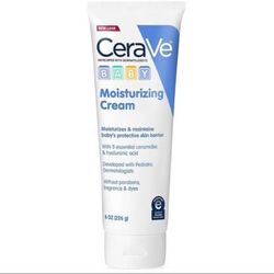 CeraVe Baby Cream, Gentle Moisturizing Cream With Hyaluronic Acid 8oz