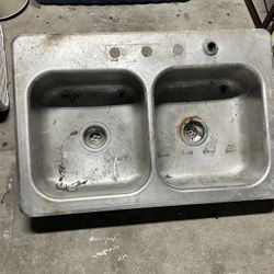 Stainless Steel Dual Sink