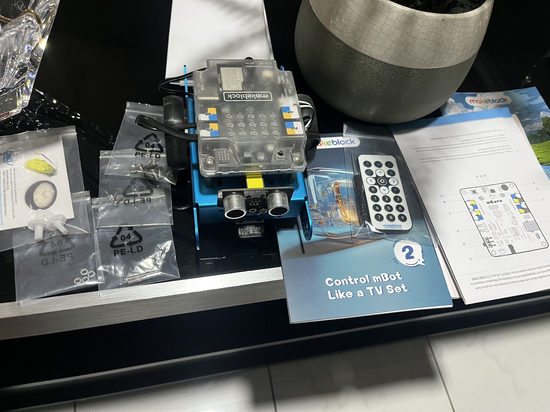 Makeblock mBot Robot Kit, Robotics for Kids Ages 8-12 Learn to Code with Scratch & Arduino, STEM Toys Science Kits for Kids Age 8-12 Boys and Girls Ag