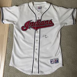Chris Chambliss Autographed Embroidered Cleveland Indians Jersey