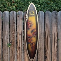 NA PAPA Surfboard Australian made - Never Ridden  With AirBrush artwork