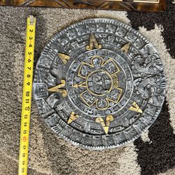 Aztec Calendar, Picture And Frame 