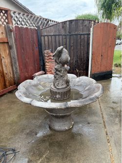 Large Decorative Concrete Garden Fountain