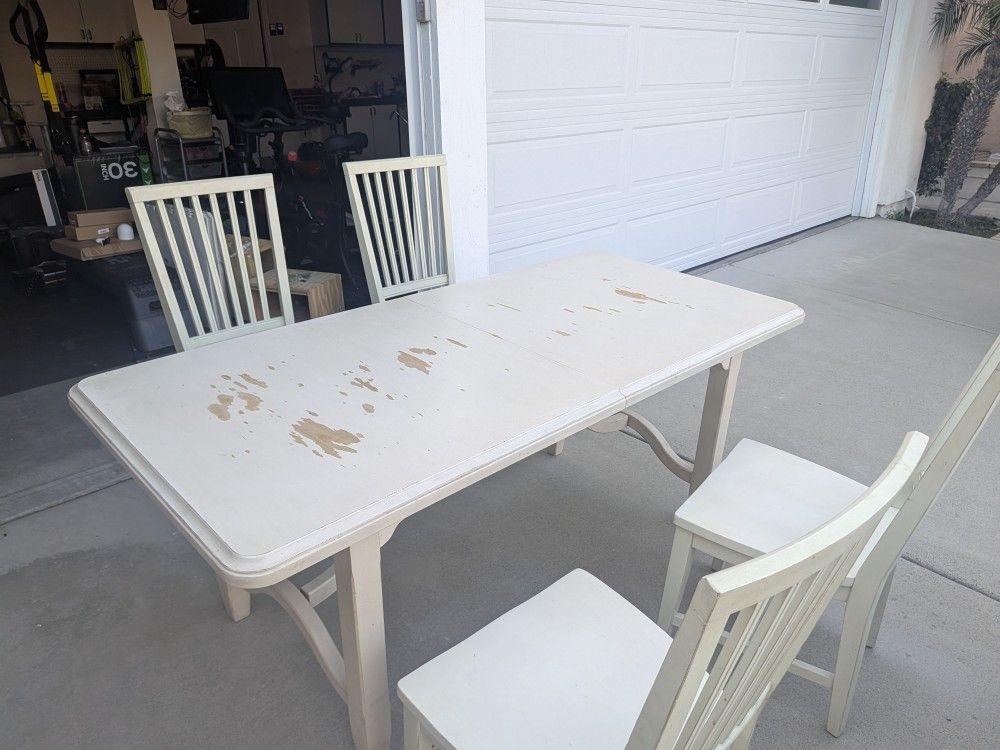 Birch Wood Kitchen Table