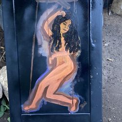 Painting On SmallWindow Piece 