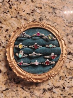 Claddagh sterling silver rings