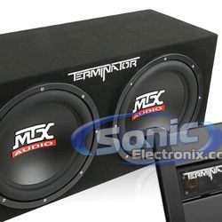 Subwoofer With Speakers And Amplifier (MTX Terminator)TN250/1