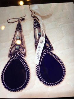 Sterling Silver Black Onyx and Turquoise (never used)