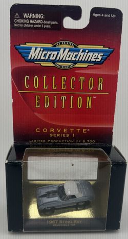 Vintage 1998 Micro Machines Collector Edition Corvette Series 1 1967 Sting Ray