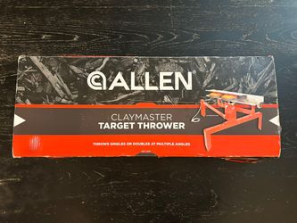 Allen Claymaster Target Thrower —Throws DOUBLE & Single clays