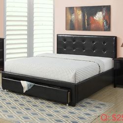 Queen Bed Frame With Storage