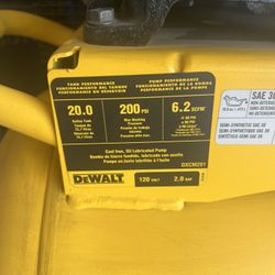 Dewalt air Compressor 