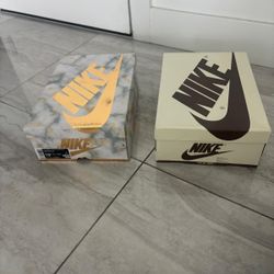 Two Air Jordan boxes… Air Jordan one retro and Air Jordan one low OG … $40 for both