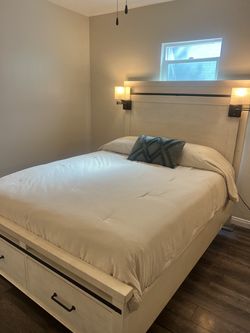 Queen Size Bed Frame Bobs Discount Furniture