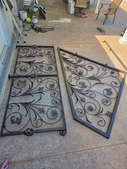 Wrought Iron Handrail and Railing