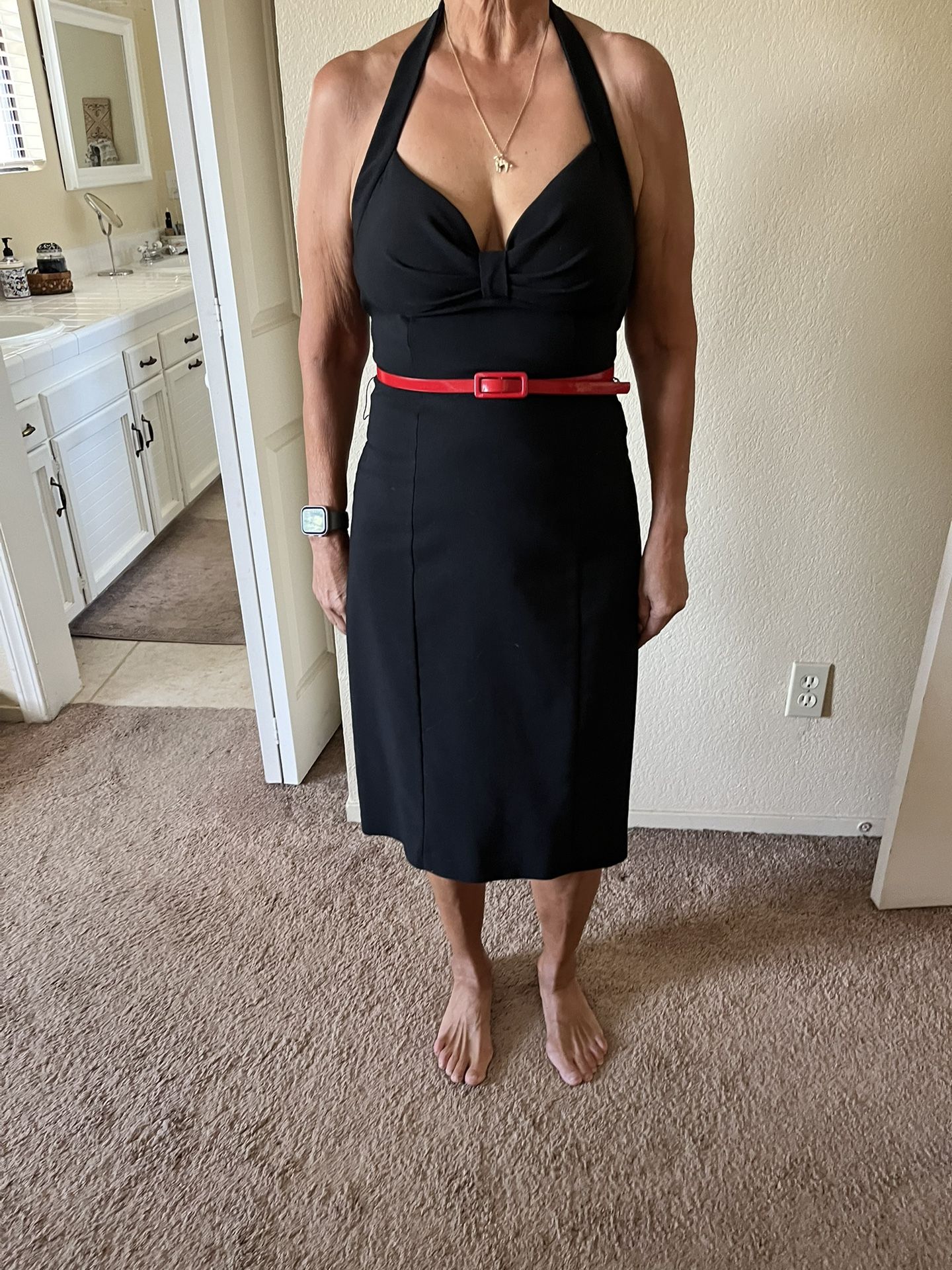 Black Halter Dress