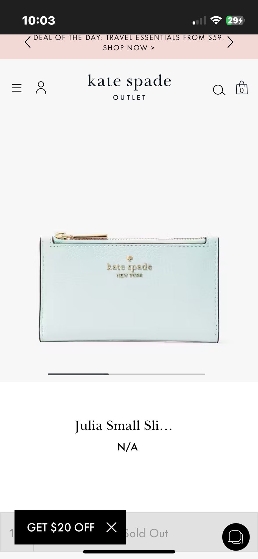 Julia Small Slim Bifold Wallet