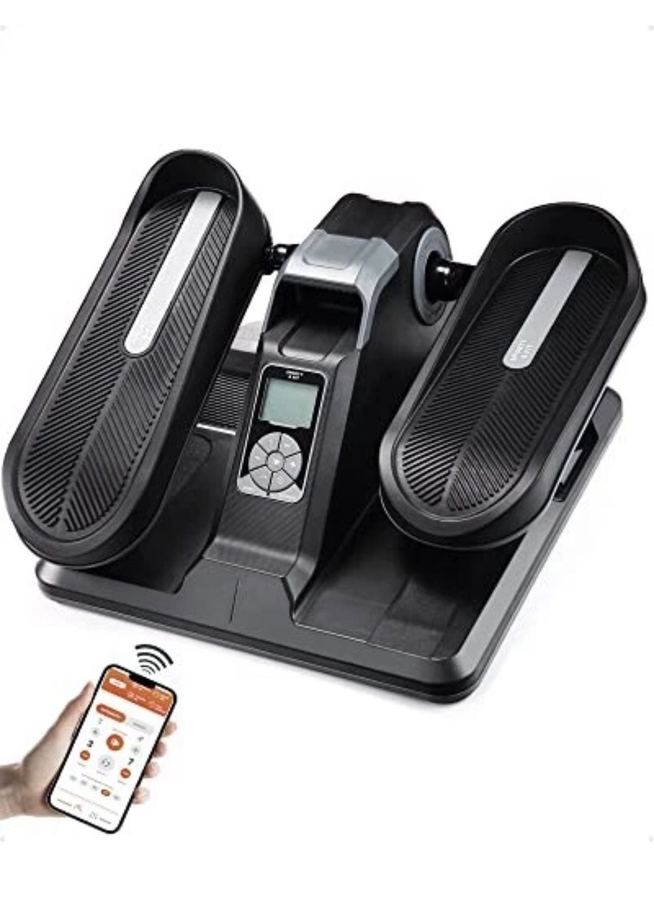 UNDER DESK ELLIPTICAL, SEATED ELLIPTICAL, SMART APP & LCD - BLACK