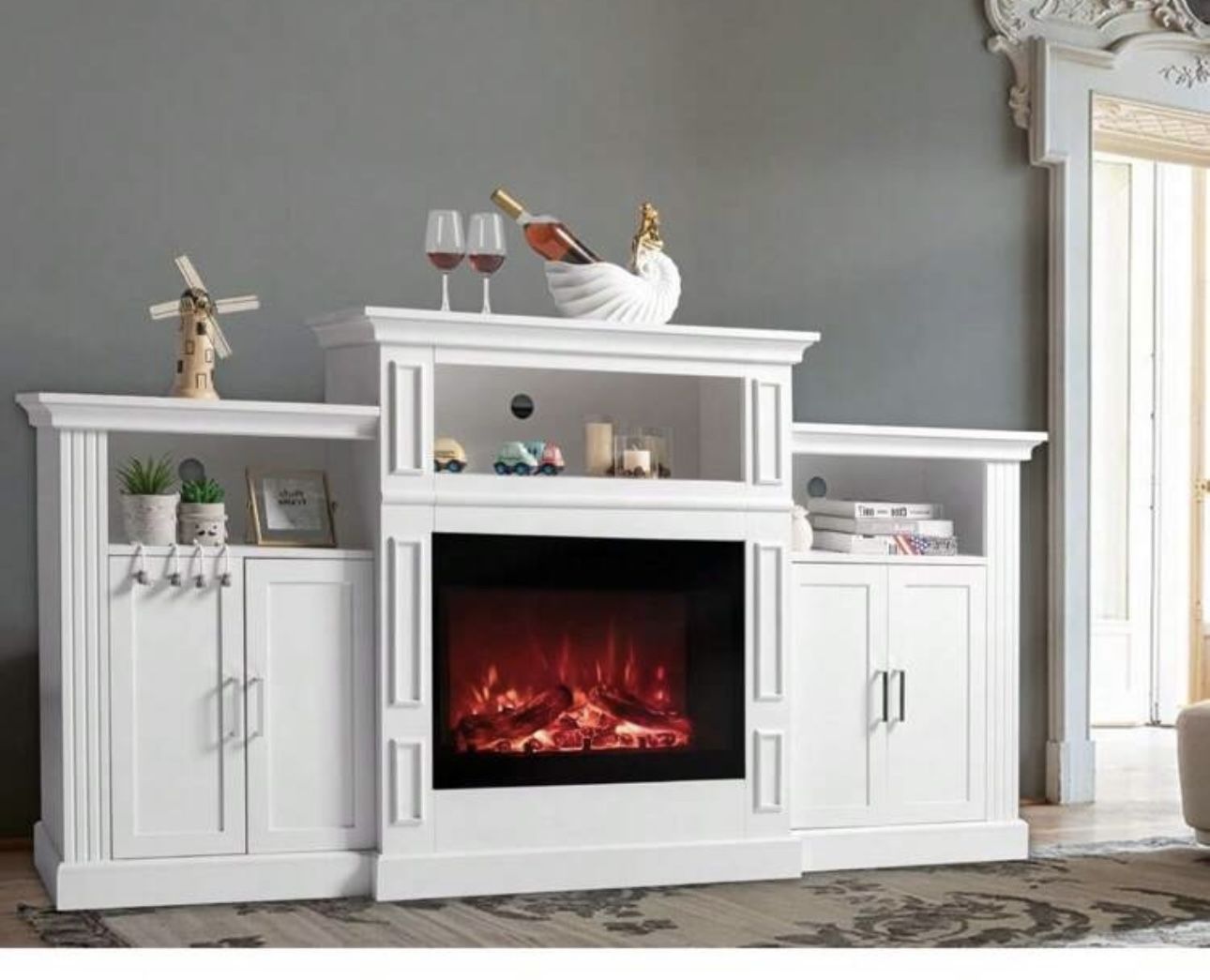 Fireplace Tv Stand New In Box