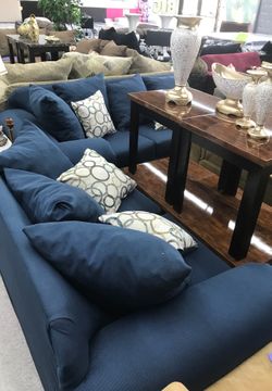 Sofa and loveseat BLUE