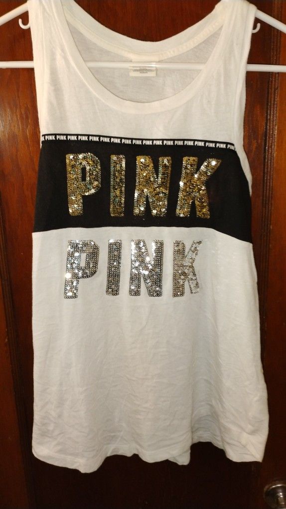 Victoria's Secret Pink Bling Tank Top