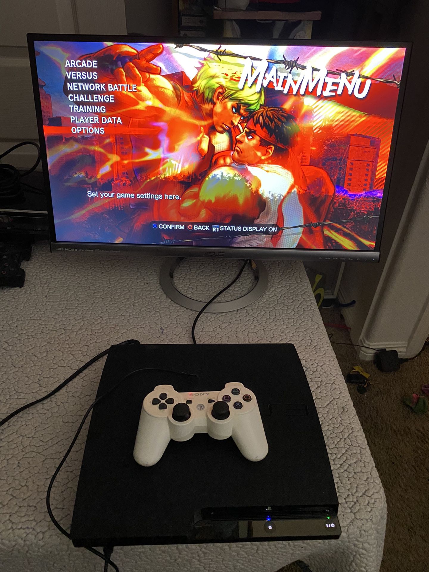 PS3 W Controller + Game 