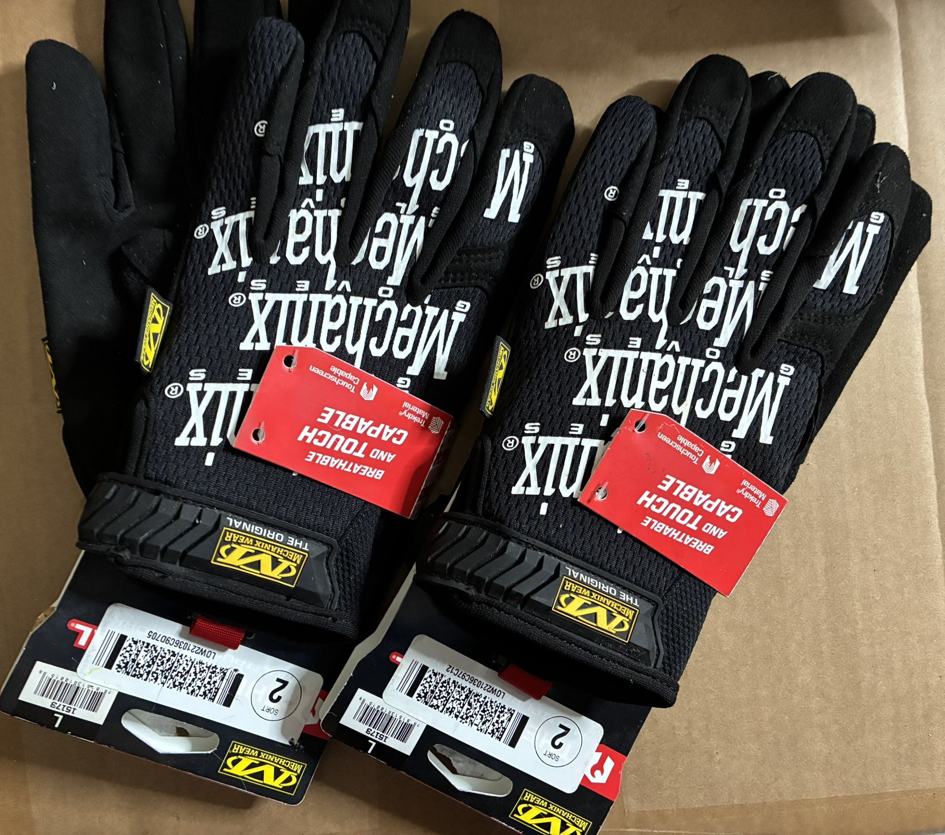 MECHANIX WEAR Everyday Work Gloves – Size Large – $20 Each (NEW)