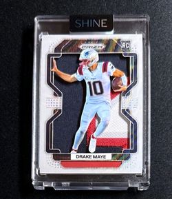 🔥🔥 Drake Maye 1/1 Custom Patch Card  🔥🔥