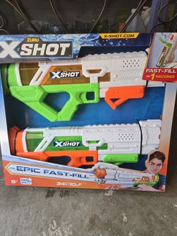 Zuru X-shot Fast Fill Water Gun 34 Ft Range
