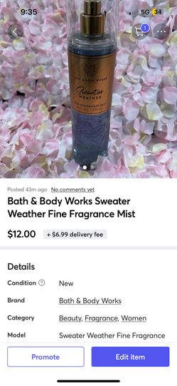Bath And Bodyworks Mist 