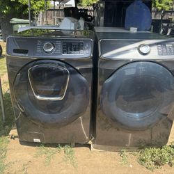 Washer And Electric Dryer Brand Samsung Heavy Duty Everything Works Well With A 2 Months Warranty 